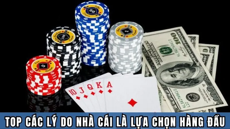 Top các lý do nhà cái là lựa chọn hàng đầu của game thủ